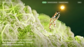 Website for a biotech company Evergreen Theragnostics - 3D
