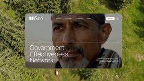 Government Effectiveness Network (GEN) - Plataforma Web - Web Application