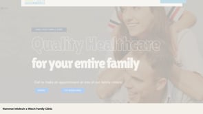Htech Family Clinic - Wordpress Website - Website Creation
