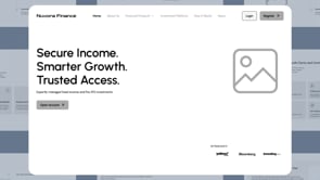 UX/UI Design for Financial Website | (Figma) - Ergonomie (UX/UI)