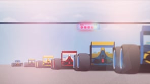 EU Economy explained - Racing cars - Motion Design