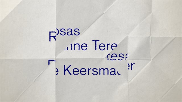 Kaaitheater, New Season 2016-2017 - Motion Design