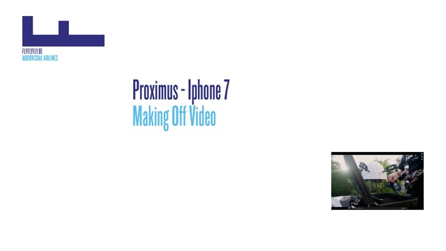 Proximus IPHONE commercial