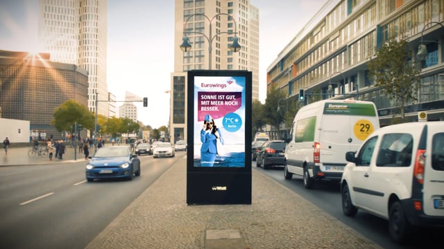 First Mover: Eurowings Dynamic Weather - Online Advertising