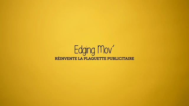 Edging Mov' - Publicité
