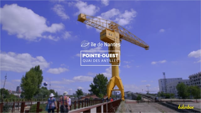 Île de Nantes - Pointe Ouest - Quai des Antilles - Vidéo
