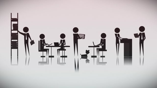 Animated video (character, b/w) - Videoproduktion