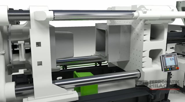 3D Industrial Animation – Plastic Moulding Machine - 3D