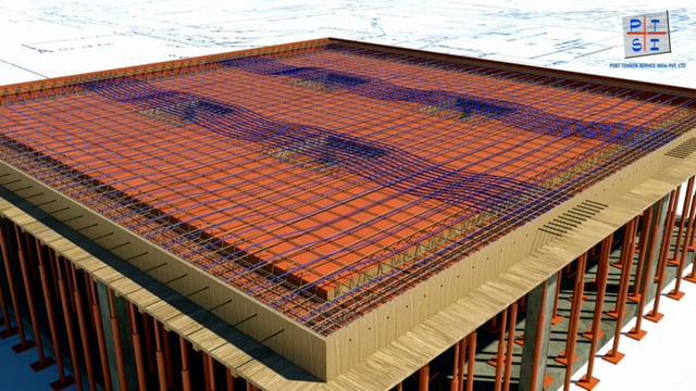 3D Technical Animation – Post-Tensioning System - 3D