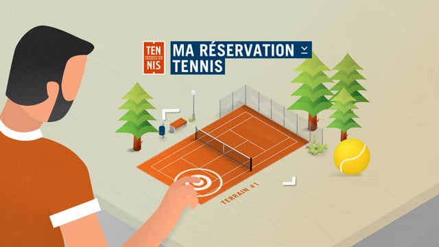 Fédération Française de Tennis - Réservation - 3D
