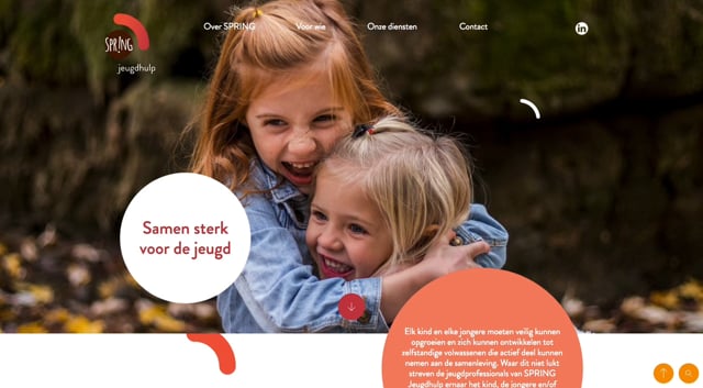 Website voor jeugd hulpverleningsinstantie - Website Creation