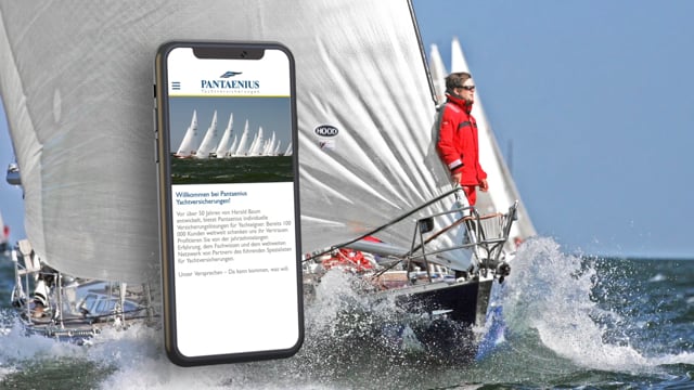 Pantaenius Yachtversicherungen-App - Web Applicatie
