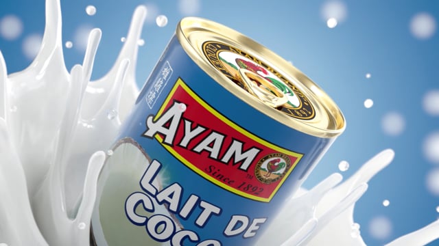 Ayam : Lait De Coco - Image de marque & branding