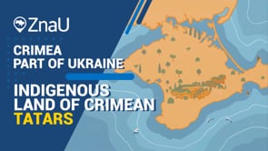 Crimea part of Ukraine Indigenous land of Crimean - Animation