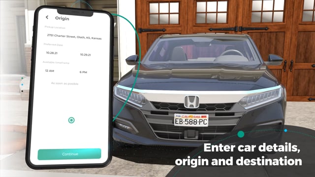 3D SaaS | The Steering | Car Shipping App - 3D