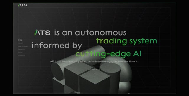 ATS – Autonomous Trading System - Webseitengestaltung