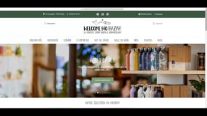 Création de la e-boutique Welcome Bio Bazar - E-commerce