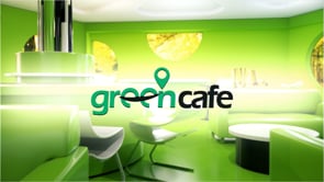 Green Cafe TV Program Billboard (TV Branding)