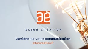 Vidéo de présentation Agence Alter Création