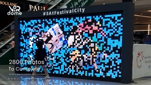 Digital Mosaic wall - Doha Festival City, Qatar - Event