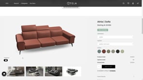Tela Italian Furniture - Graphic Design