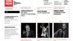 Teatro Puccini Firenze Web Design and Development - Ontwerp
