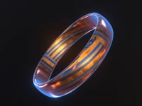 3D Unique rings NFTs - 3D