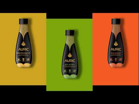 Auric - Ayurvedic Beverage - Brand Creation - Branding y posicionamiento de marca