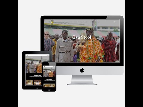 Website Design for a Traditional Ruler - Webseitengestaltung