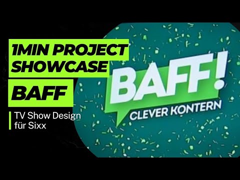 Motion Graphic Design & Branding: Baff TV Show - Grafische Identiteit