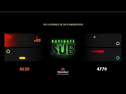 Videojuego The Sub - Heineken - Usabilidad (UX/UI)