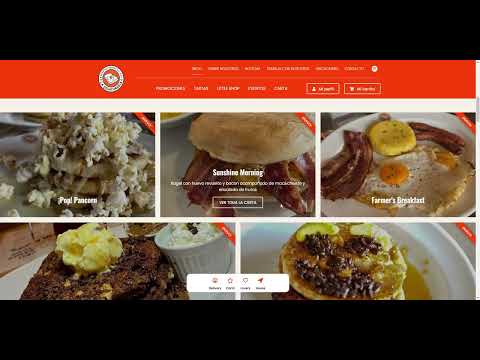 Diseño y desarrollo web La Desayunería - E-commerce