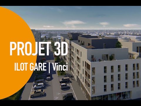 Ilot gare - Projet 3D - 3D