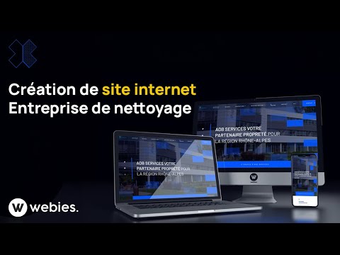 Site Internet Entreprise de Nettoyage - Website Creation