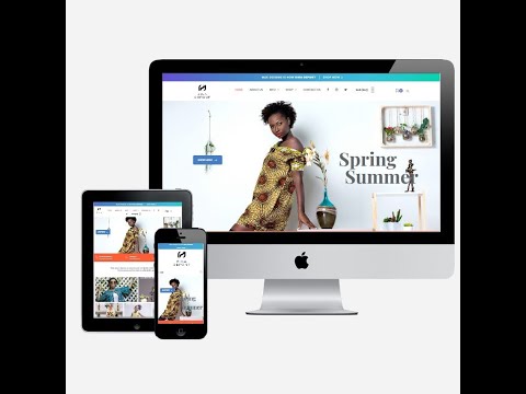 Website Design for Fashion Designer - Webseitengestaltung