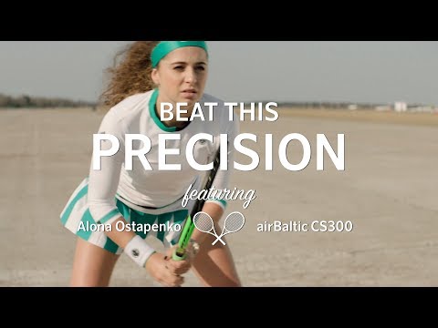 Alona Ostapenko vs. airBaltic CS300 - Social Media