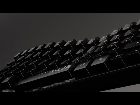 G-LAB - Keyz Hydrogen Gaming Keyboard Animation - Marketing