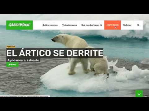 Greenpeace Spain Site - Creación de Sitios Web