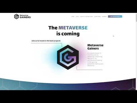 Página web para plataforma de metaverso - Creación de Sitios Web