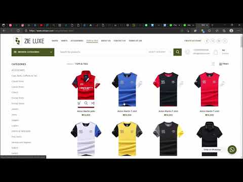 E-commerce website for Zieluxe - Webseitengestaltung