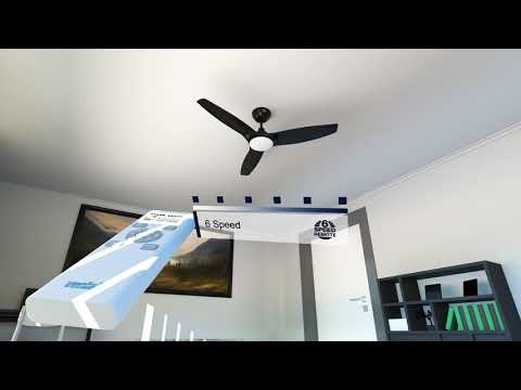 Skyfan DC Ceiling Fan Video - 3D