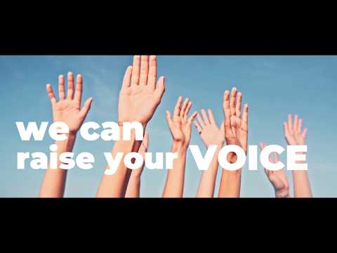 It's time to raise your voice with us! - Redes Sociales