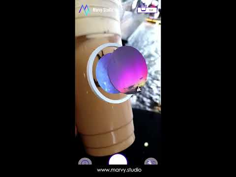 Milktea Augmented Reality App - Publicité en ligne