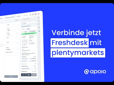 Freshdesk App - plentymarkets Integration - Webanwendung