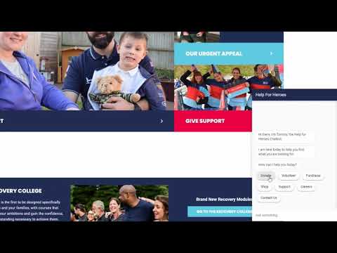 Tommy The Help For Heroes AI Chatbot - Innovation