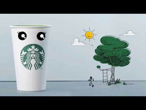 Starbucks Green Tea Latte - Animación Digital