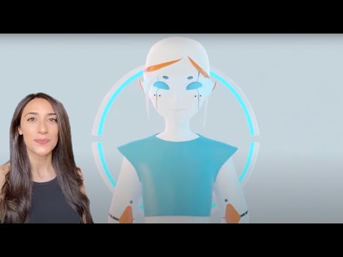 CelIA el avatar creado en Bluecell - 3D