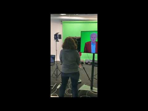 Tournage studio fond vert avec Nelson MONFORT - Production Vidéo