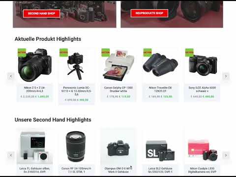 Digital Camera Graz Relaunch - E-Commerce