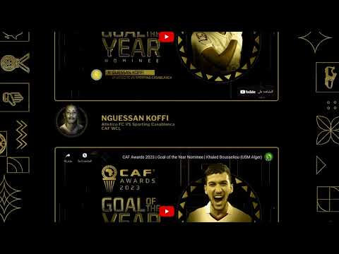 Confederation of African Football Awards 2023 - Création de site internet